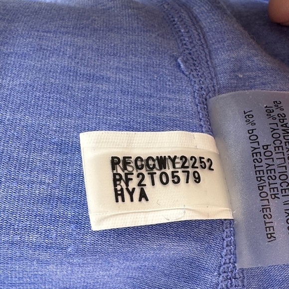 Calvin Klein Performance Wicking Tank Top in Periwinkle - Picture 6 of 6